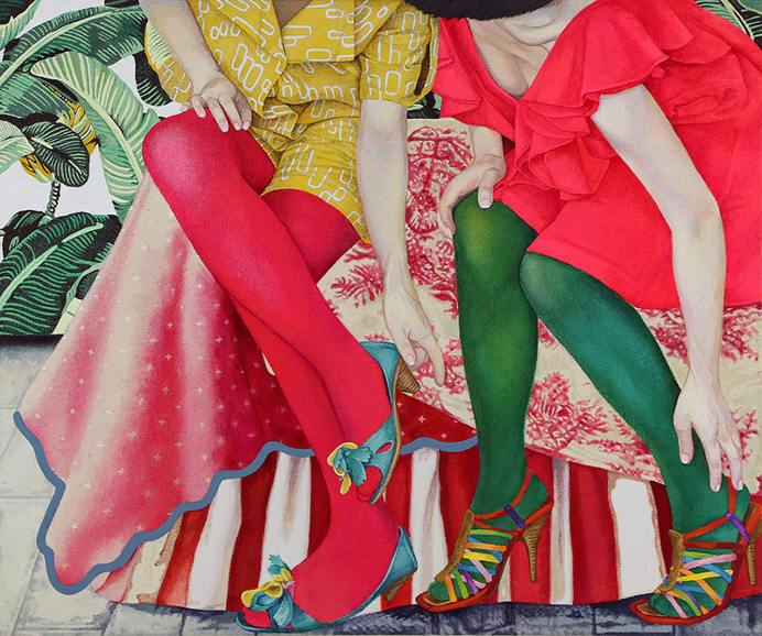 Vibrant Colored Abstract Paintings by Naomi Okubo