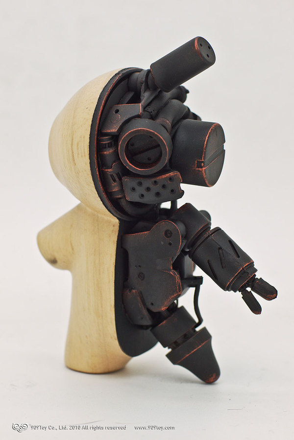Wood Rabbit on Toy Design Served #cyborg #wood #rabbit