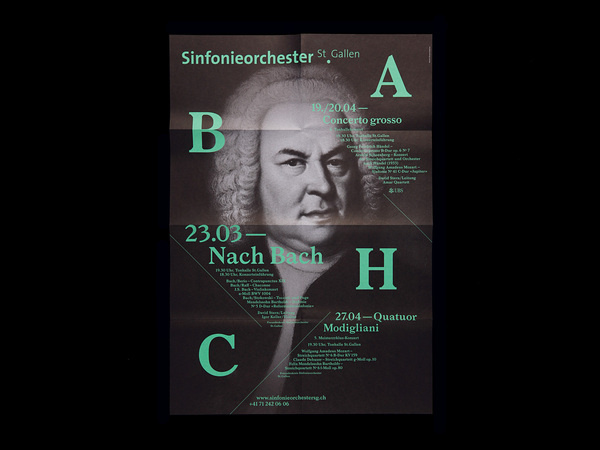 Bureau Collective – Sinfonieorchester St.Gallen #typo #poster