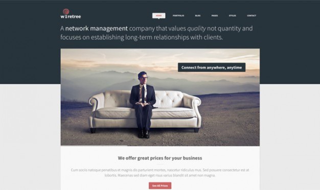 Wiretree homepage psd Free Psd. See more inspiration related to Mountain, Sofa, Psd, Theme, Wordpress, Homepage, Horizontal and Wordpress theme on Freepik.