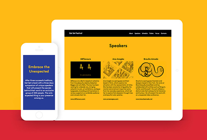 Get Set Festival by Epiforma #branding #website #web design