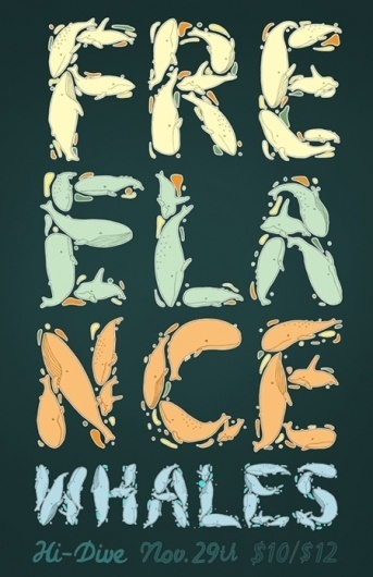 Chris Gregori » Freelance Whales #colorado #freelance #poster #whales