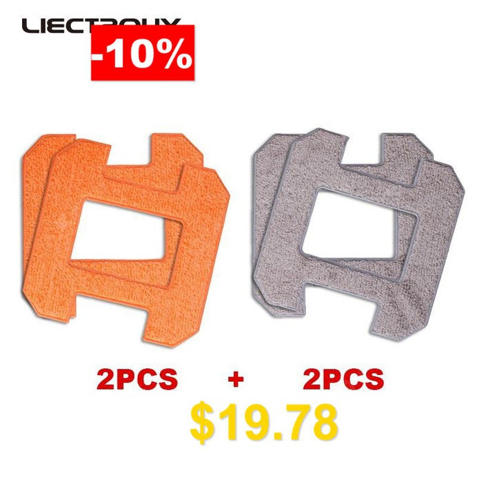X6 #LIECTROUX #Fiber #Mopping #Cloths #for #robot #window #cleaner