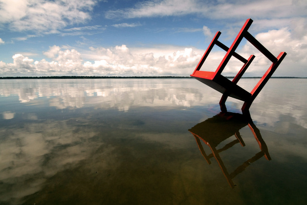 Scandanavian Summer Blues #art #modern