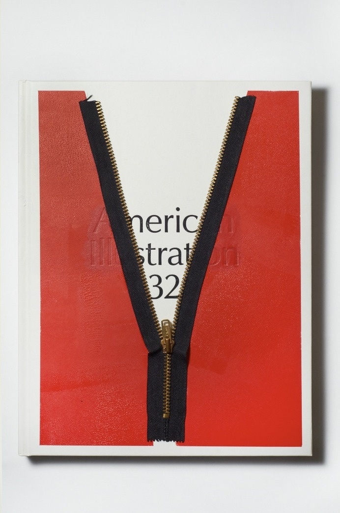 American Illustration : Photo #typography #lettering #magazine #cover #book #deboss #zipper