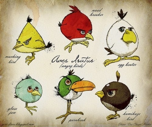Dolce Merda (Love this!) #angry #birds #drawn #hand #sketch