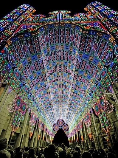 The Cool Hunter - 2012 Light Festival - Ghent, Belgium #colour #light #architecture #installation