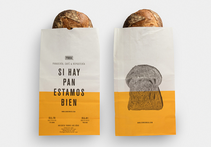 Masa - take away bags on Behance