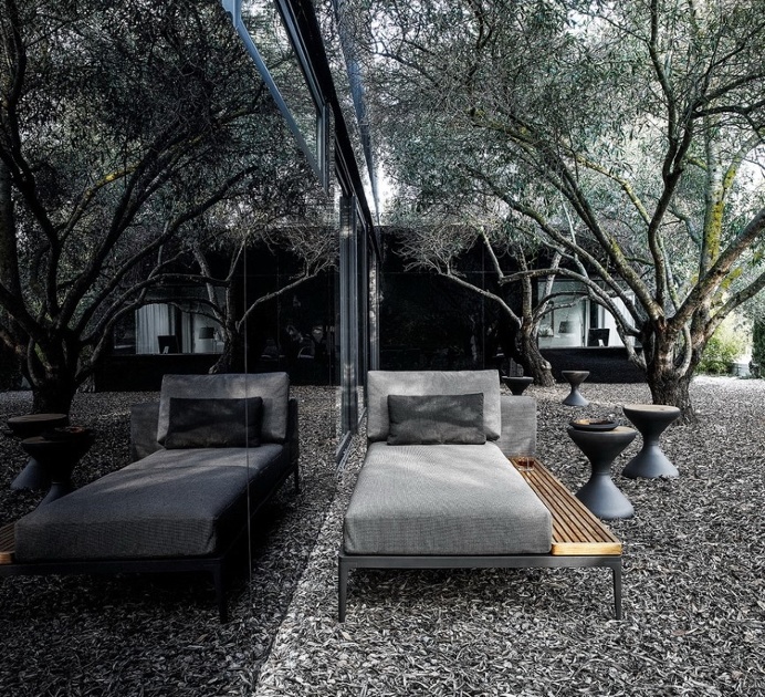 clean lines and flexible elements for cosy lounge