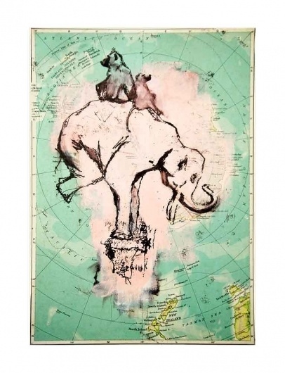 companionship-click.jpg (766×999) #baker #elephant #james #poster #art #monkeys