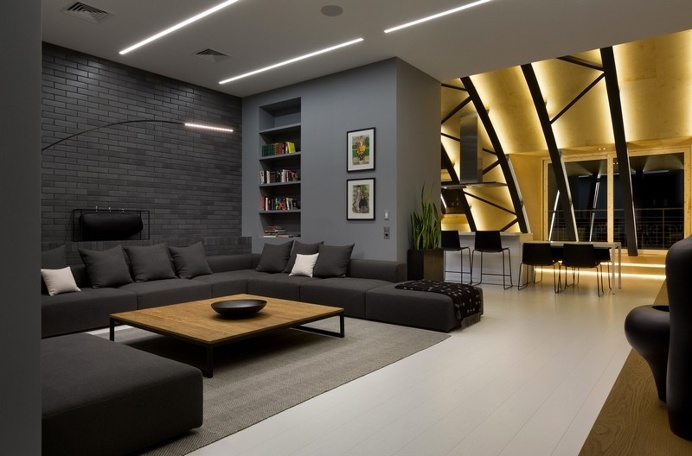 High Lounge in the Downtown of Kyiv