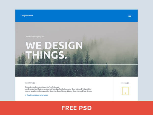 Landing page