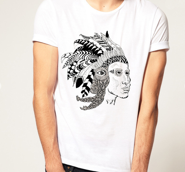 Indian's Chef #indian #illustration #drawing #black&white