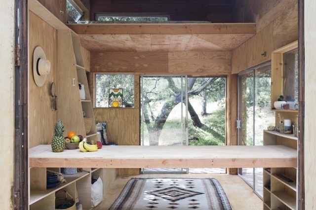 Cabin in Topanga2 #interior #design #decor #wood #architecture #deco #cabin #decoration