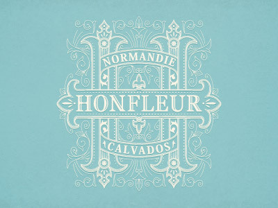 Honfleur #logo #illustration #branding #typography