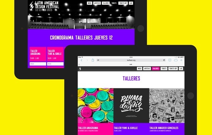 LADFEST Lima website #festival #lima #responsive #website #latin