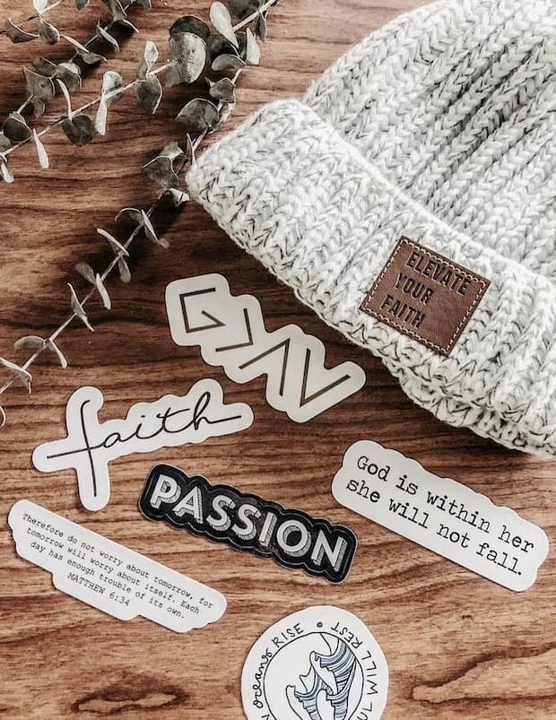 God is Within Her Sticker | GoodStuffUP
