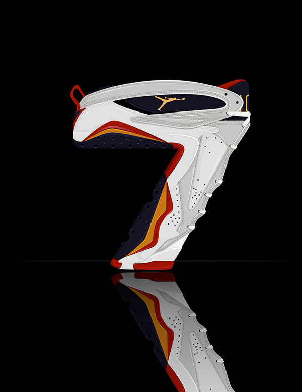 It really is all about the shoes, even in typography #air #shoes #jordan #typography