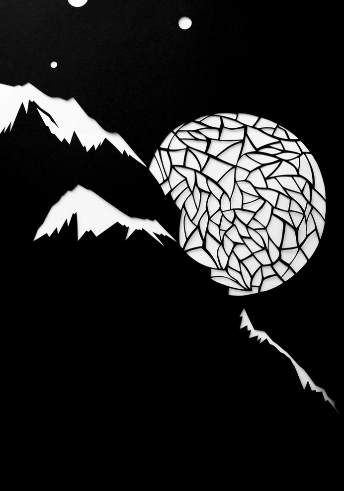 LaPlanche Design | Hermes #drawings #cut #white #black #and #hand