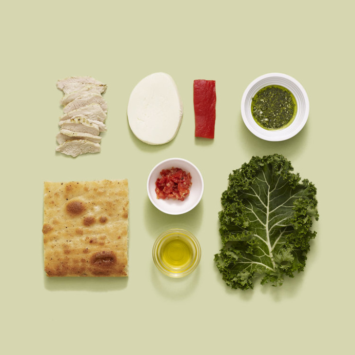 Patterned food arrangements for Panera Bread. David Chow & Haruko Hayakawa