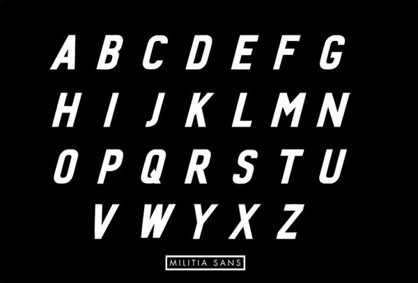 Strawberry Militia | In Full Effect #type #italic #font #sans