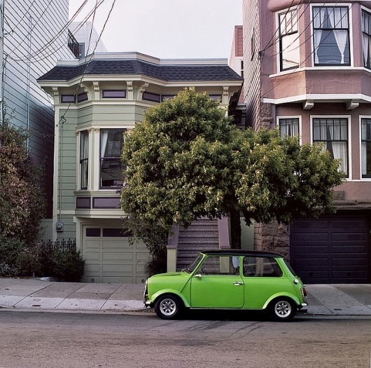 All sizes | Untitled | Flickr - Photo Sharing! #mini #classic #street #car #green