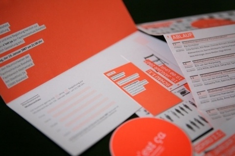 c'est ça | vonvon.de #orange #identity #colour