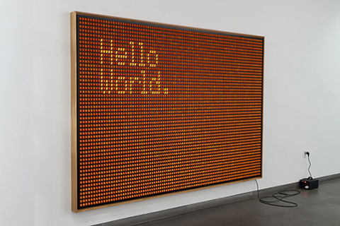 Google Image Result for http://3.bp.blogspot.com/ pbdsG33sdc4/TgibcuUo 9I/AAAAAAAAGjU/pVbXfMEGQvg/s1600/Hello World by Valentin Ruhry.jpg #led