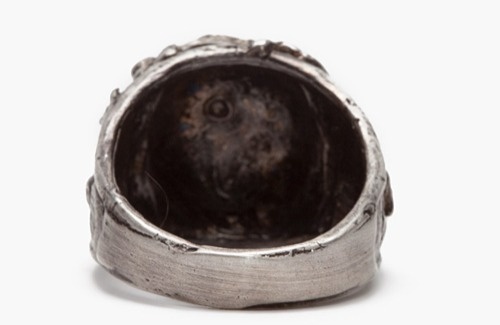 Robert Geller Flower College Ring #silver #jewelry #ring #geller