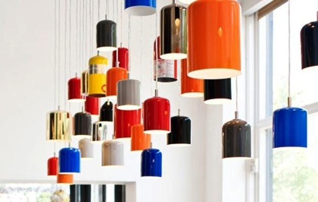 Design by Castor - Recycled Fire Extinguishers.... #design #lights #castor #toronto #lamps #and #recycled #labour #parts