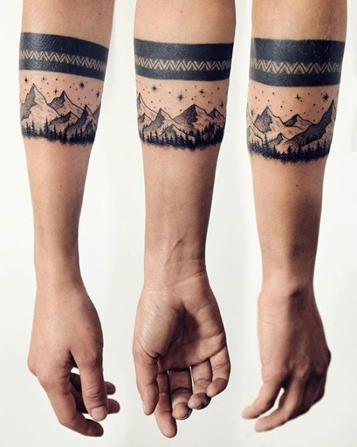 Outdoor Car Tattoo mit Berg Silhouetten bei Klebe-X kaufen und erleben!