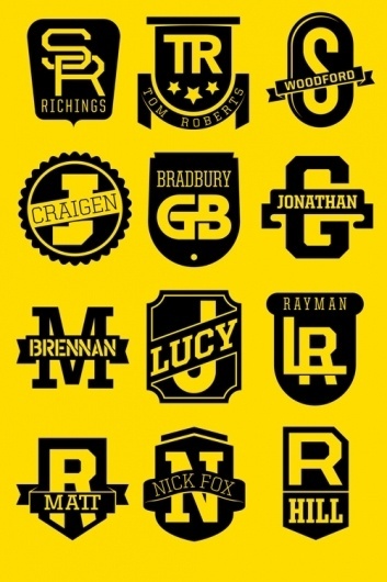 DDBº UK Crests on Typography Served #logotype #typography