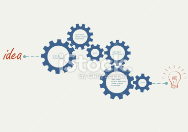 Gears conceptual idea Royalty Free Stock Vector Art Illustration #idea #gear #hardware #cog