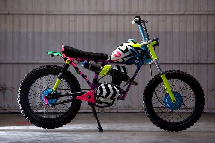 El Solitario, moto, punk, Honda CG 125