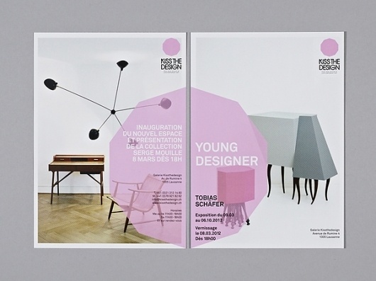 KISSTHEDESIGN on the Behance Network #poster #pink #branding