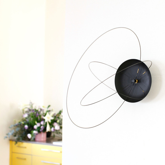 The Orbits Clock by Studio Ve new and unique wall clock - www.homeworlddesign. com (1) #clock #wall
