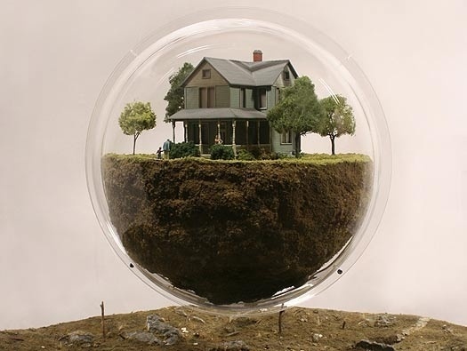 Firing for Effect by Thomas Doyle #doyle #sculpture #suburbia #thomas #art #miniature