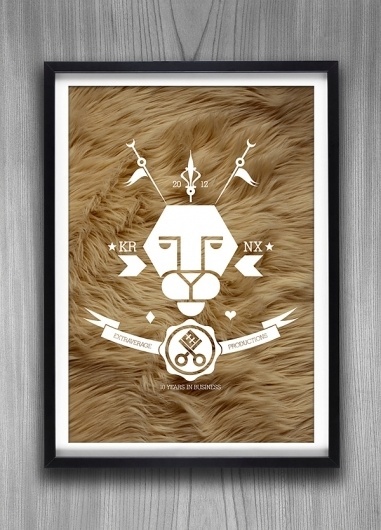 The KDU Network — Home #print #design #graphic #lion #fur #poster
