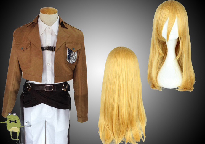 Shingeki no Kyojin Krista Lenz Cosplay Costume + Wig #lenz #cosplay #outfit #krista