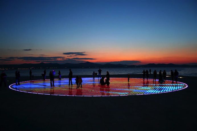 Croatia's Solar Powered Interactive Light Installation