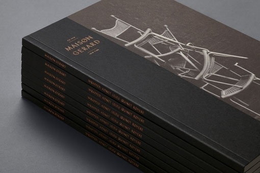 Design Work Life » cataloging inspiration daily #maison #black #identity #poster #gold #type #layout #gerard #trees
