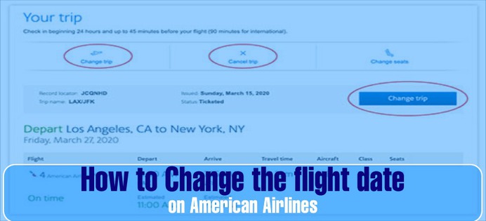 American Airlines Change Flight Date Policy & Fee: Reschedule Booking