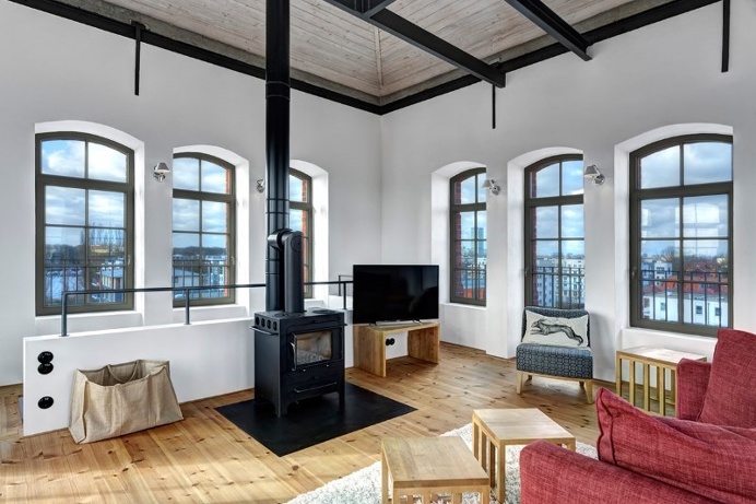 Water tower converted #architecture #interiordesign