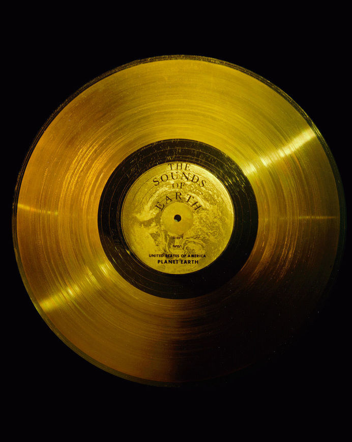 The Sounds of Earth - GPN-2000-001976 - Voyager Golden Record - Wikipedia, the free encyclopedia #space #record #earth #vinyl #gold #usa