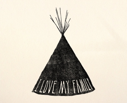 il_fullxfull.78630066.jpg (1000×810) #lettering #illustration #teepee #tipi #hand #native