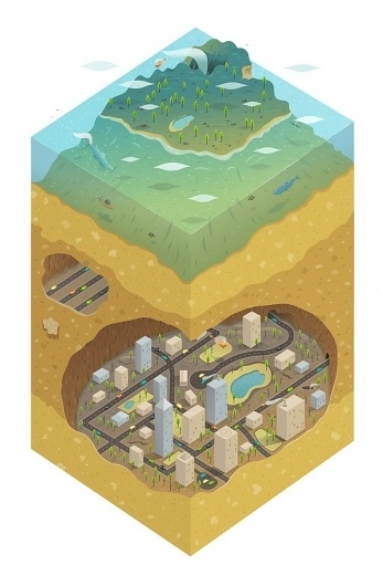 Volcanic Secret on the Behance Network #illustration