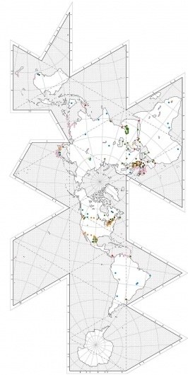Open Source Design 02: WikiLeaks Guide/Critical Infrastructure - Architecture - Domus #icosahedron #infographic #infrastructure #map