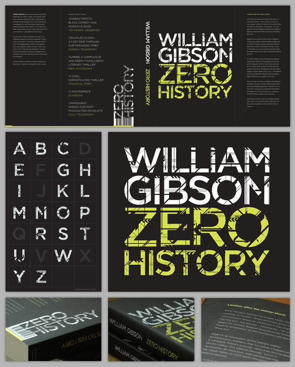 Zero History #development #wilson #design #graphic #book #cover #david