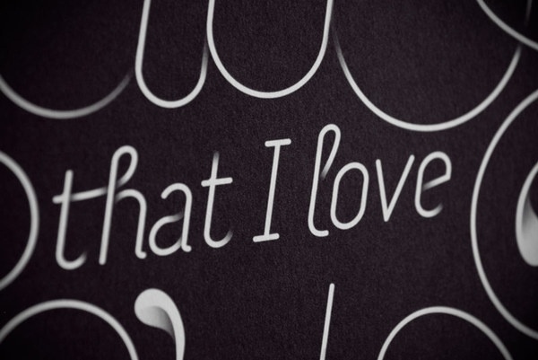 I Hate That I Love You so Much on the Behance Network #type #illusion #shadows