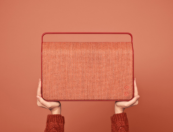 copenhagen wireless loudspeaker by VIFA features custom kvadrat cover #audio